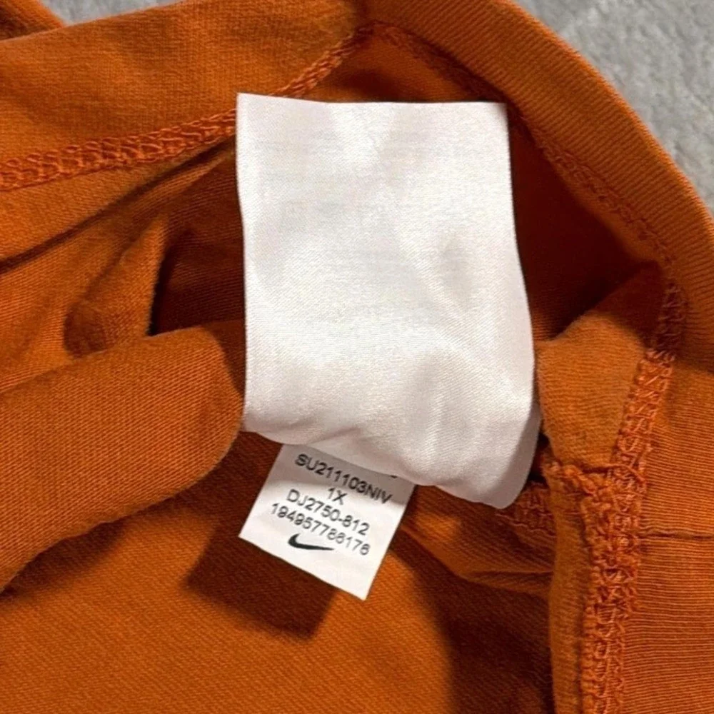 Nike Swoosh Fire Ring Tee | Orange | Size 1X‎